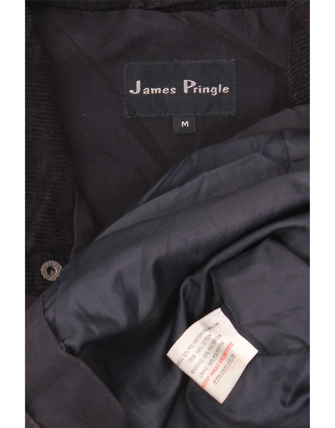 James Pringle Veste matelassée pour homme UK 38 Bleu marine moyen Polyester
