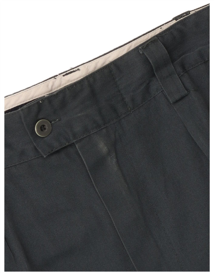 Dickies Pantalon de Costume Droit Homme W36 L26 Gris Polyester