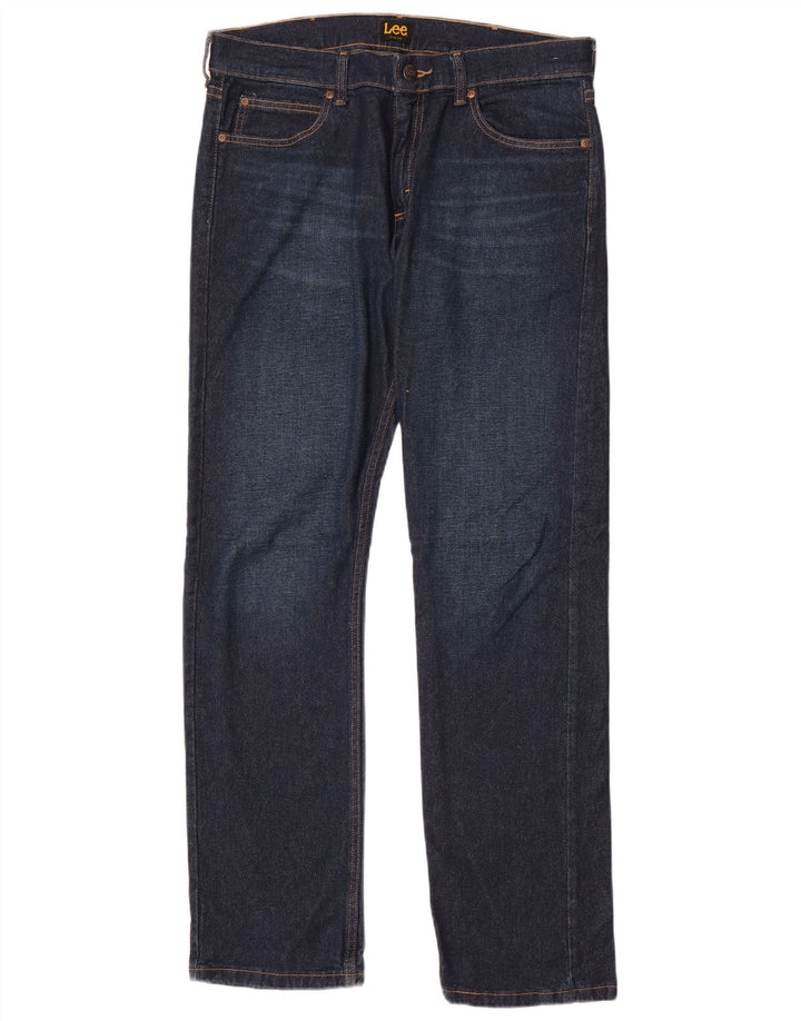 Lee Jean Slim Homme W34 L32 Bleu Marine Coton