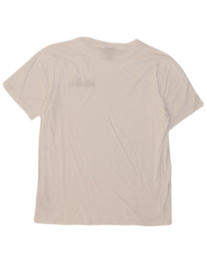 Ellesse T-Shirt Homme Haut Large Blanc Coton