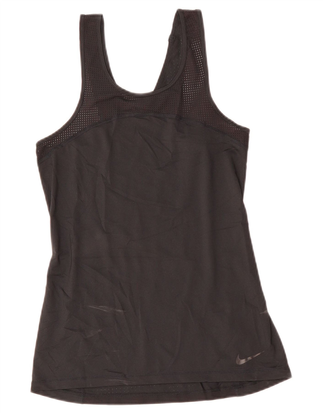 NIKE Débardeur pour femme UK 8 Small Noir Polyester