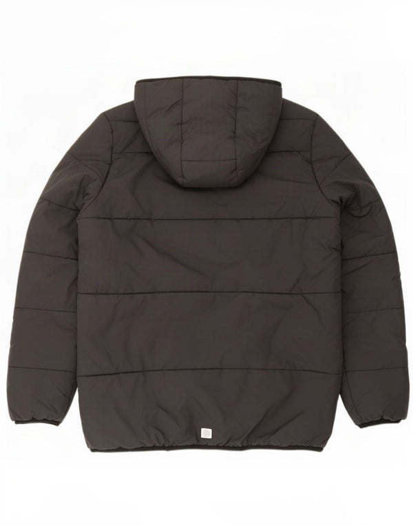 Veste matelassée à capuche Adidas Garçon 15-16 ans Noir Polyester