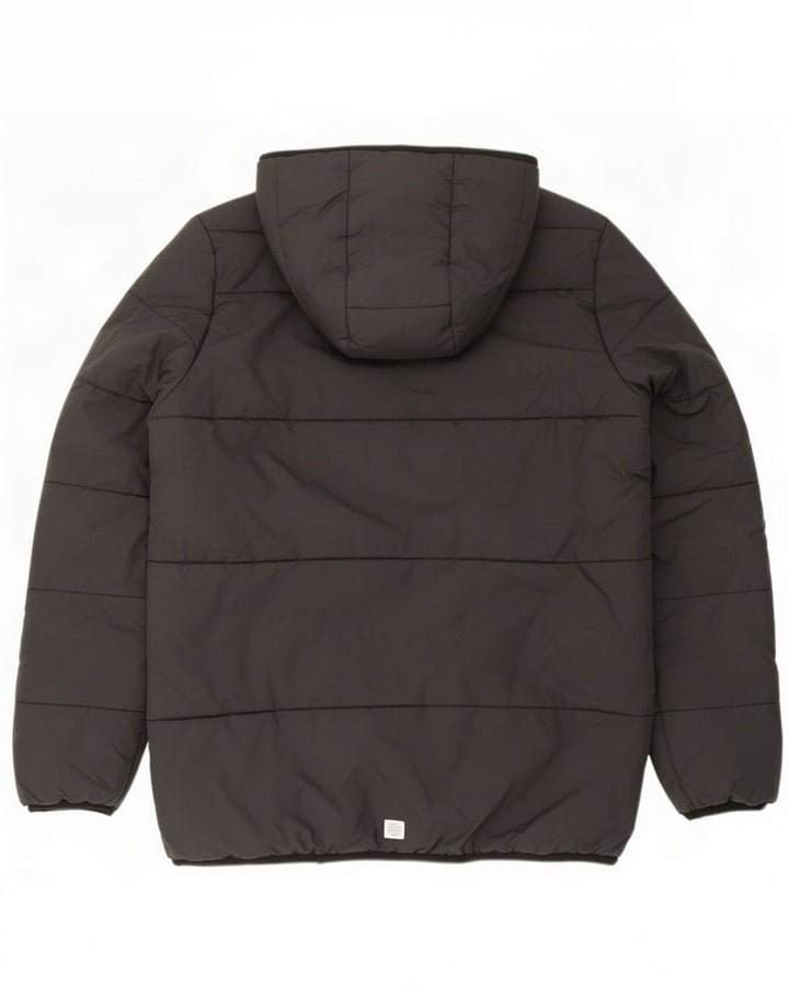 Veste matelassée à capuche Adidas Garçon 15-16 ans Noir Polyester