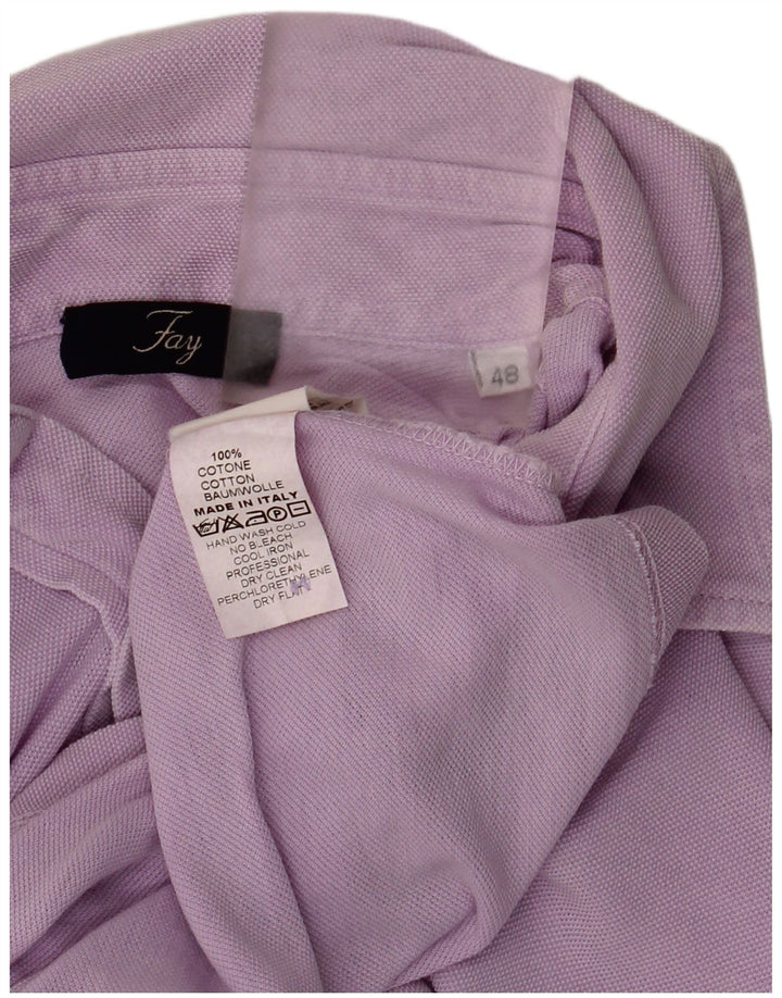 Fay Polo Homme IT 48 Violet Moyen Coton