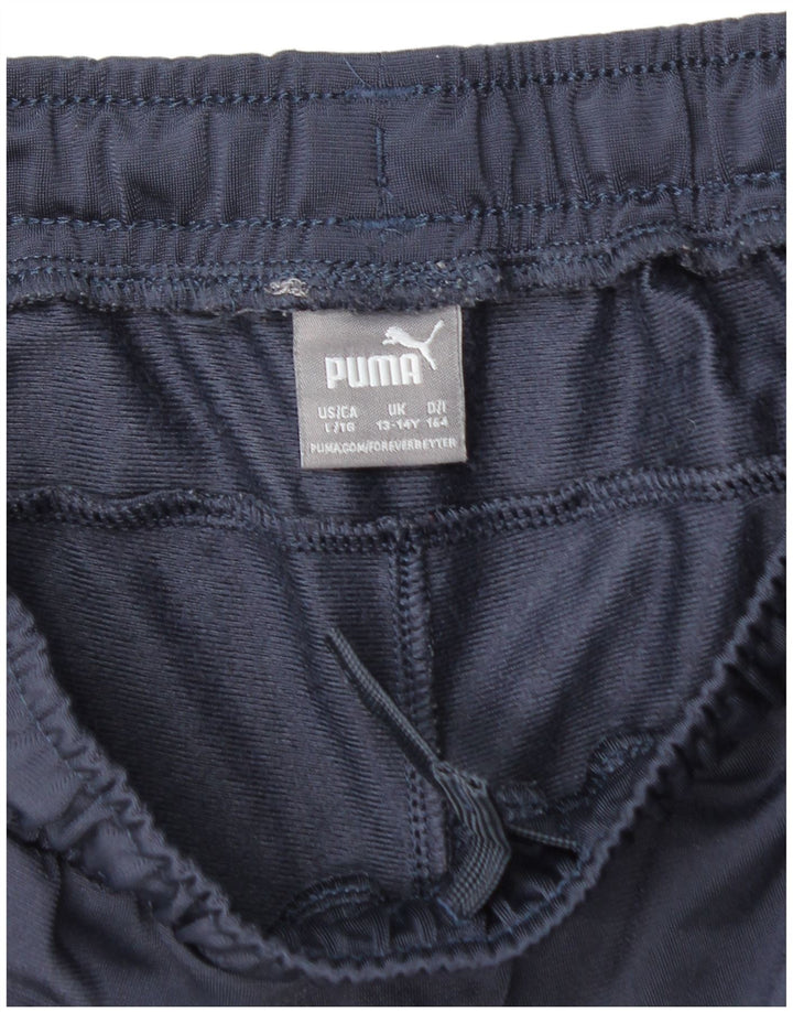 Puma Short de Sport Garçon 13-14 Ans Bleu Marine