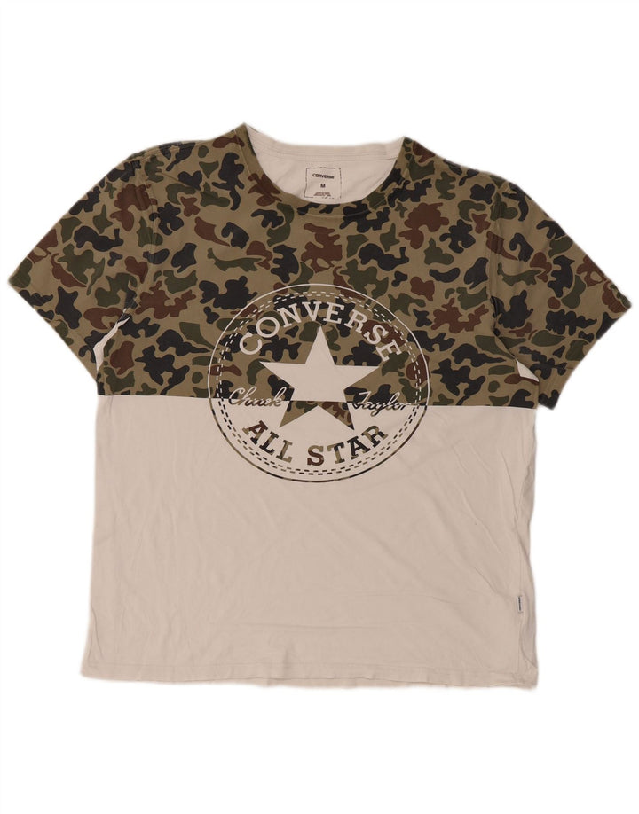 Converse T-Shirt Chuck Taylor Graphic Homme Blanc Moyen Coton