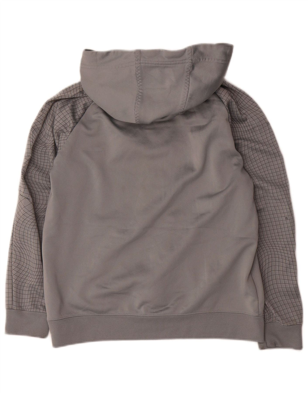 NIKE Pull à capuche graphique pour garçon 12-13 ans Grand gris à carreaux Polyester