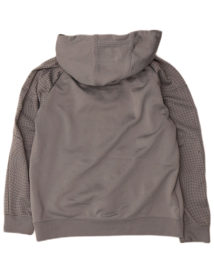 NIKE Pull à capuche graphique pour garçon 12-13 ans Grand gris à carreaux Polyester
