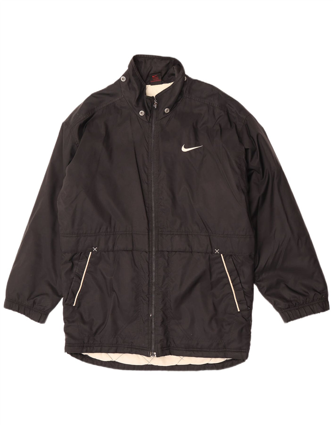 Nike Manteau coupe-vent graphique pour homme UK 39/41 Noir moyen