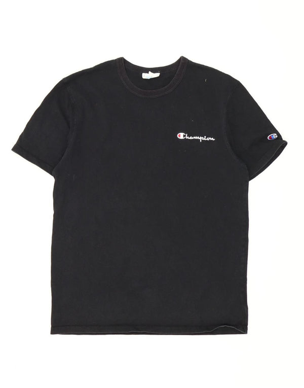Champion T-Shirt Homme Noir Moyen Coton