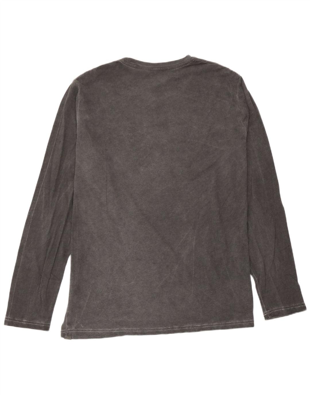 Rifle Mens Top Manches Longues Grand Gris Coton