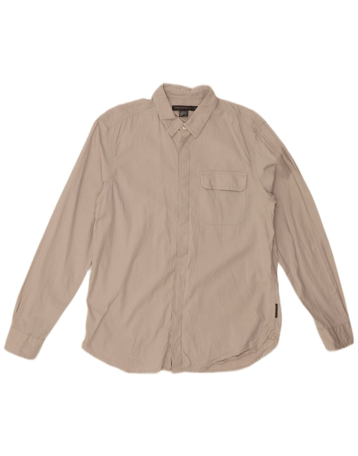 FRENCH CONNECTION Chemise Homme Coton Beige Moyen