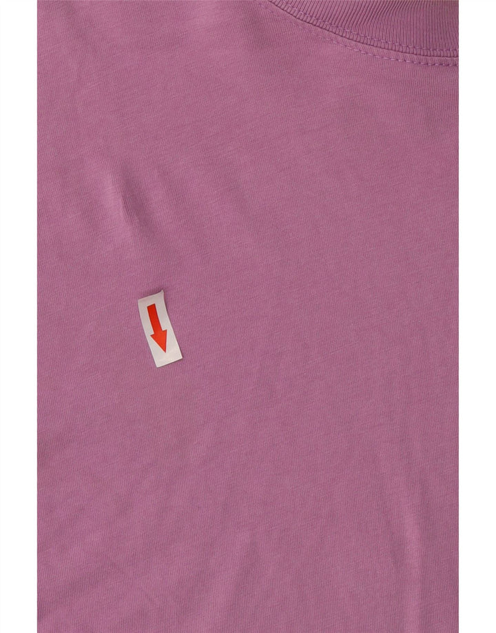 Nike T-shirt surdimensionné pour femme UK 14 Coton violet moyen