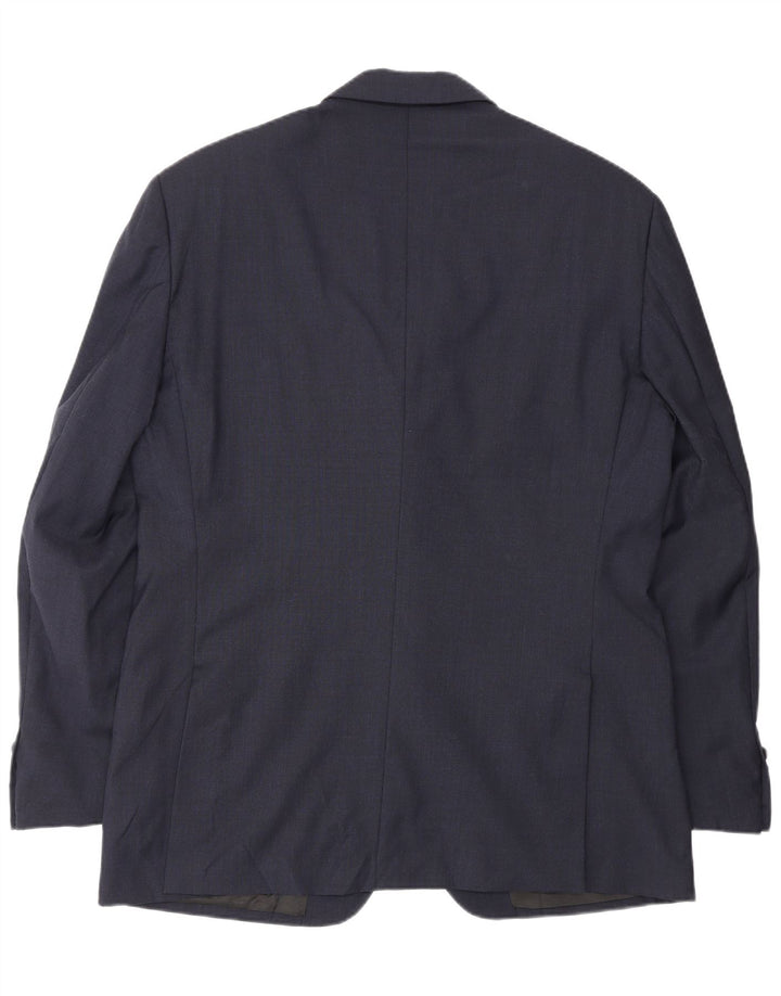 Brooksfield Veste Blazer 3 Boutons Homme IT 54 2XL Bleu Marine Laine