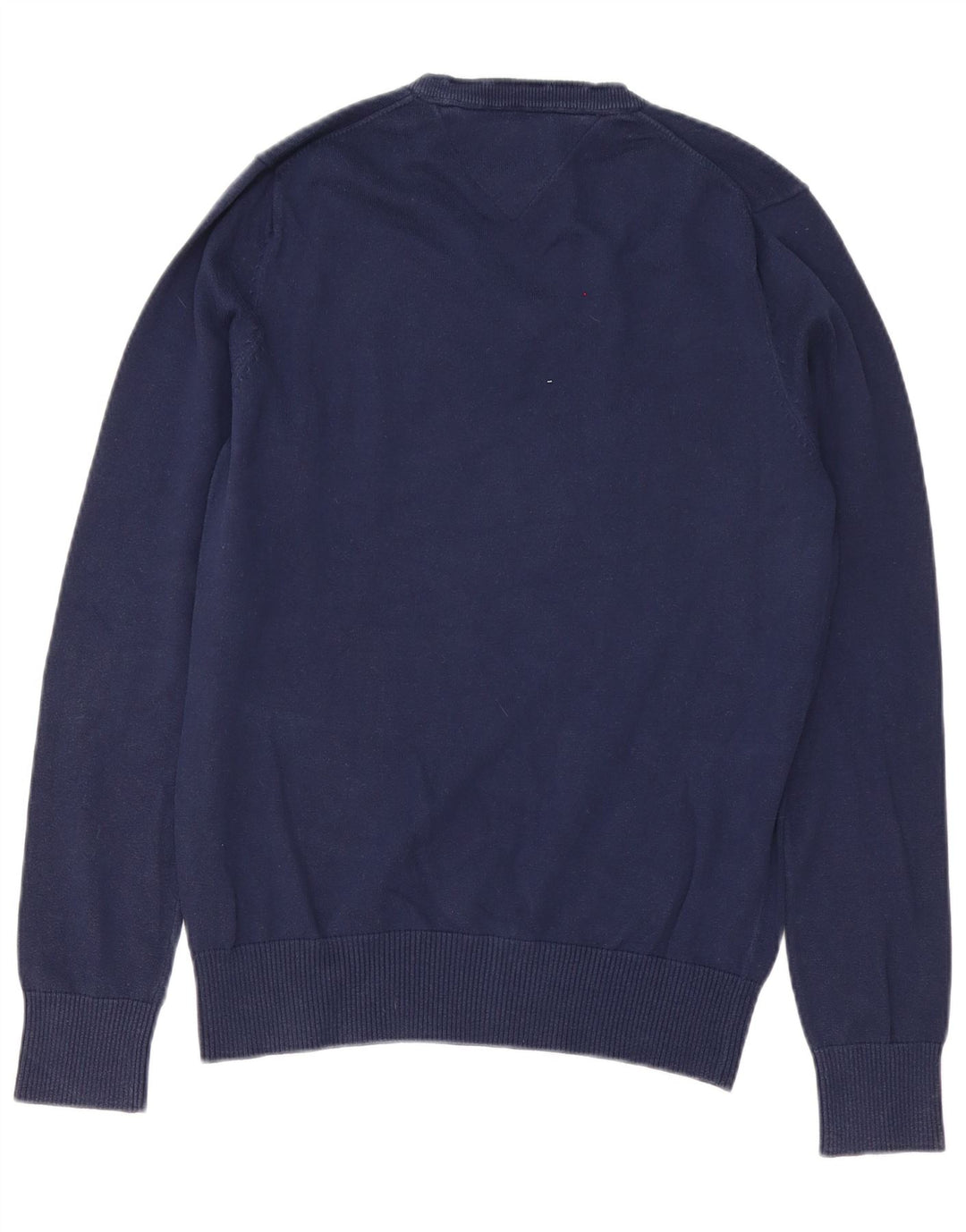 Tommy Hilfiger Pull col V Homme Bleu Marine Moyen Coton