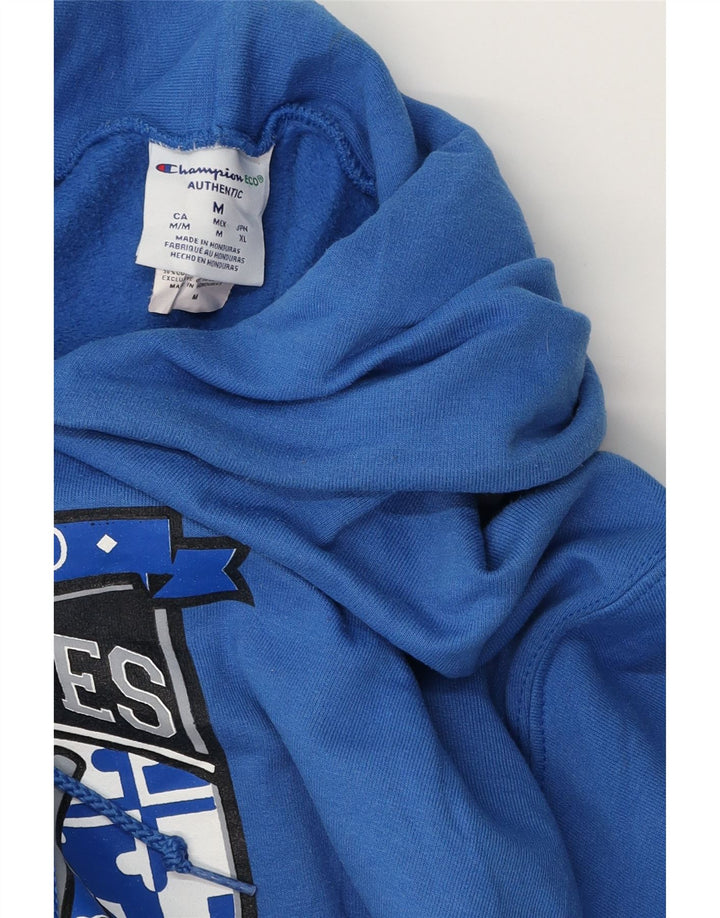 Champion Pull à Capuche Huskies Graphic Homme Bleu Moyen Coton