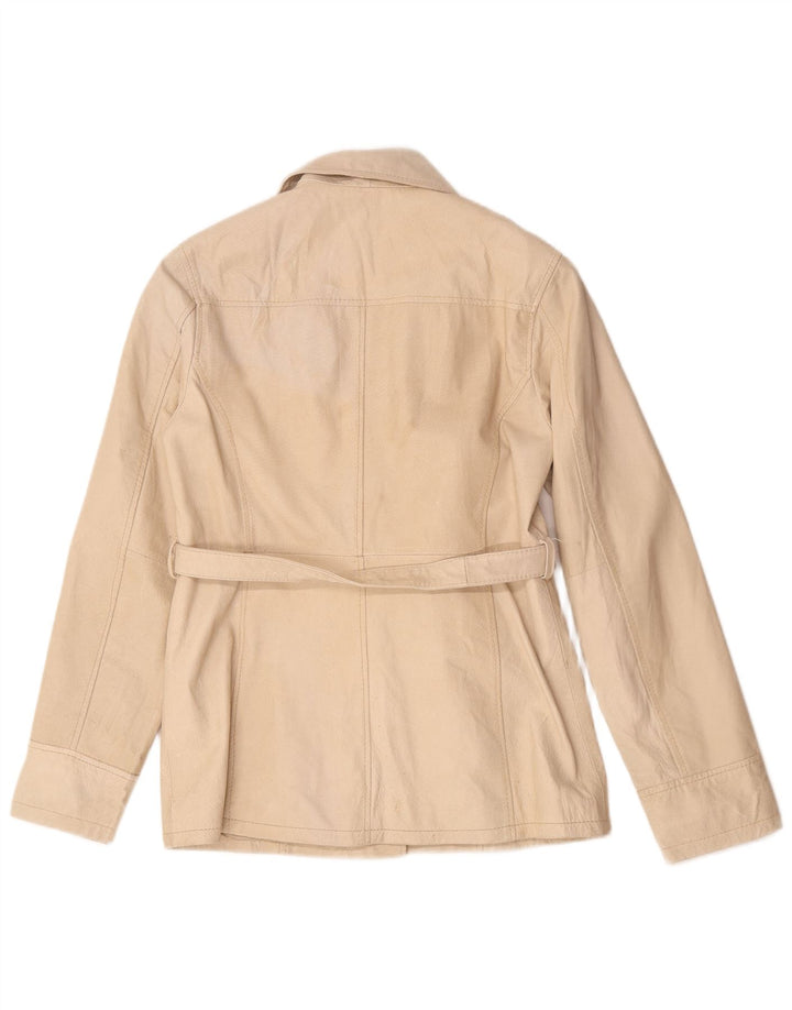 Conbipel Veste en Cuir Femme IT 42 Cuir Beige Moyen