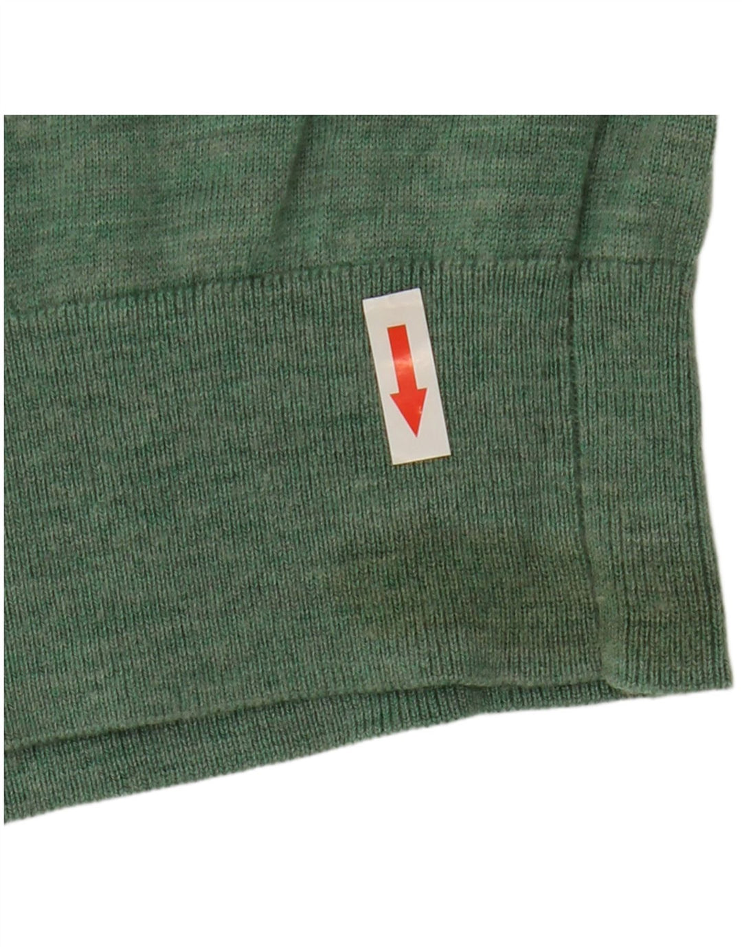 John Lewis Pull à col rond pour homme en laine mérinos vert moyen