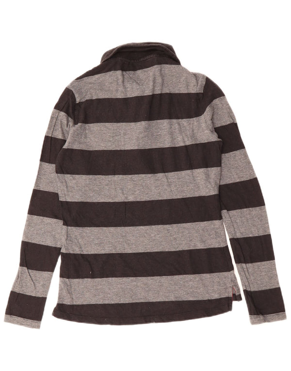 Tommy Hilfiger Polo Rugby Fille 13-14 ans Rayé Noir Moyen