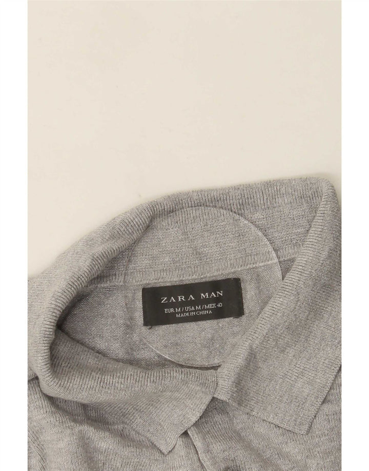 Polo Homme Zara Gris Moyen