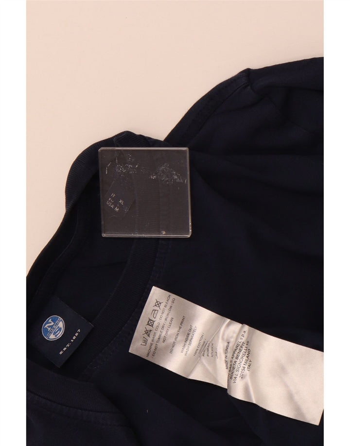 NORTH SAILS T-Shirt Graphique Homme Bleu Marine Moyen Coton