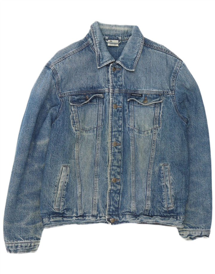 Camargue Veste en Jean Homme EU 48/50 Bleu Moyen