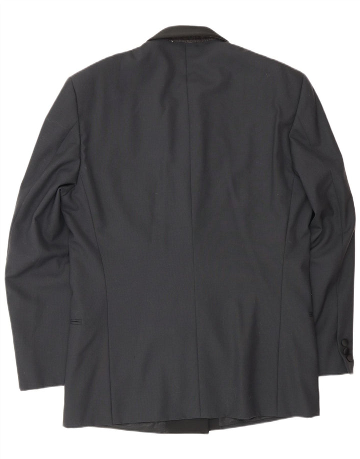 Profilo Veste Blazer Croisée Homme IT 48 Laine Vierge Noir Moyen