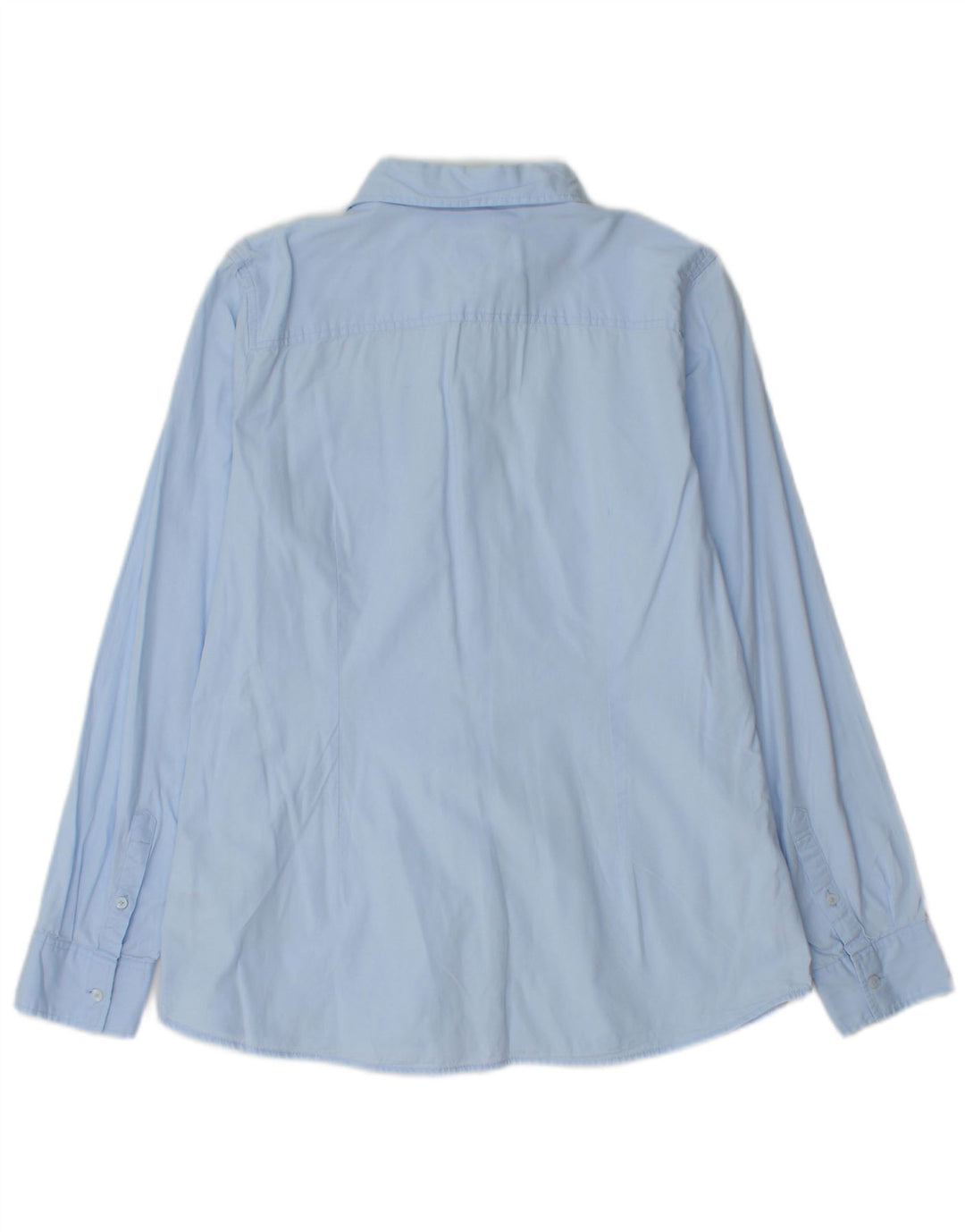 Tommy Hilfiger Chemise coupe classique pour femme en coton bleu moyen