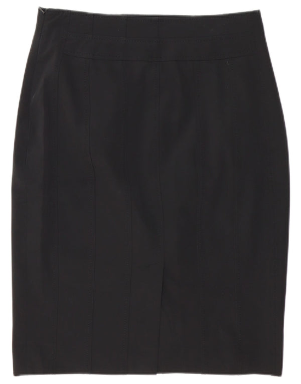 Karen Millen Jupe crayon pour femme UK 14 Large W32 Noir Polyester