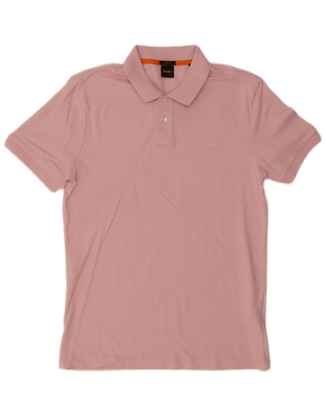Hugo Boss Polo Slim Fit en coton rose moyen