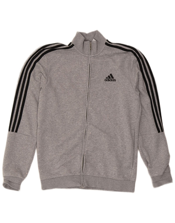 Adidas Veste de survêtement pour homme UK 38/40 Gris moyen en coton moucheté