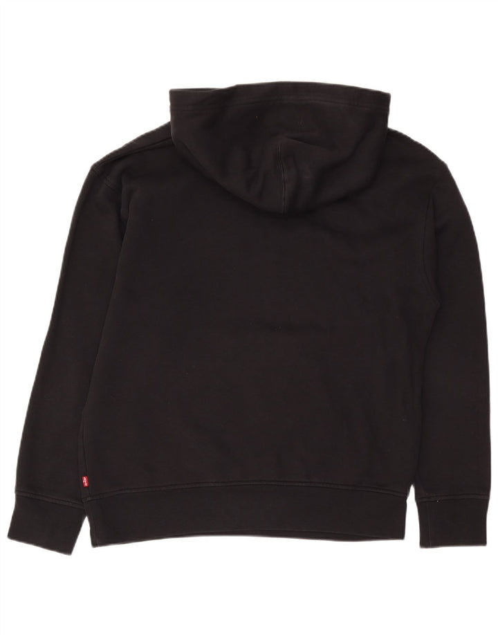 Levi's Pull à Capuche Graphique Homme Noir Coton Small