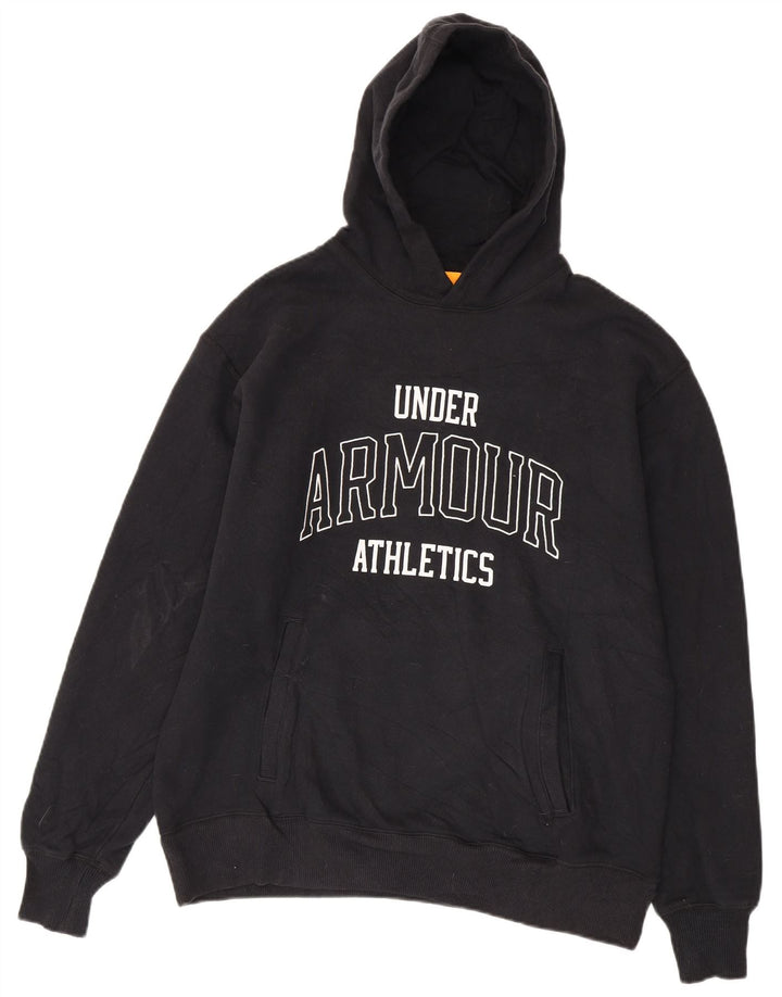 Under Armour Pull à Capuche Graphique Homme Noir Moyen Coton