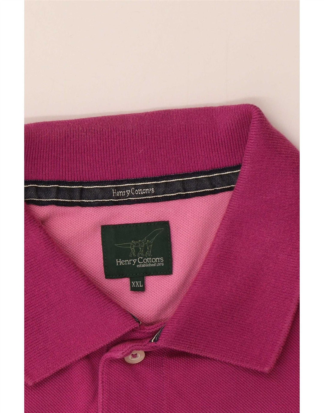 Henry Cottons Polo Homme 2XL Rose