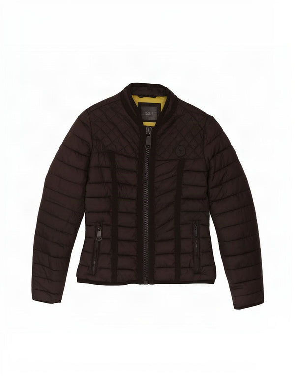 Guess Veste matelassée pour femme UK 4 XS Noir Polyester