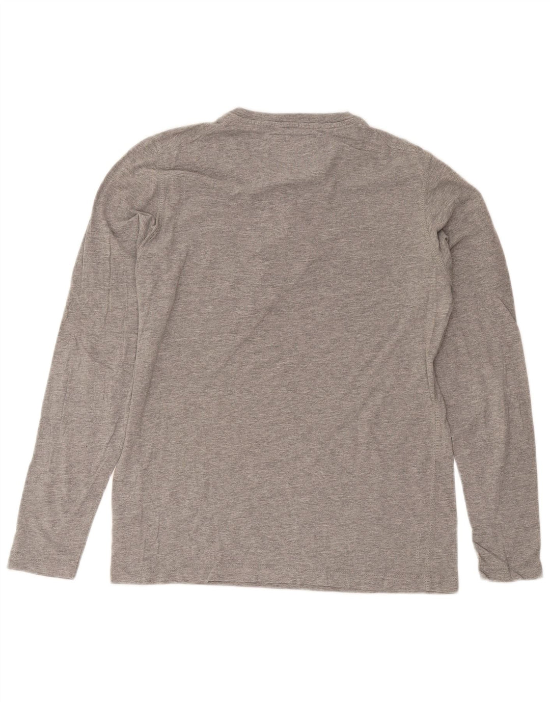 Jack & Jones Haut à manches longues pour hommes en coton moucheté gris moyen