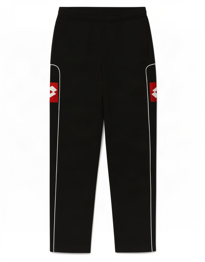 Lotto Pantalon De Survêtement Graphique Homme Noir Moyen Polyester Colorblock