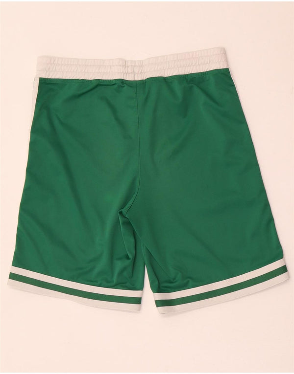 Adidas Short de Sport Boston Celtics pour Garçon 11-12 Ans Vert Colorblock