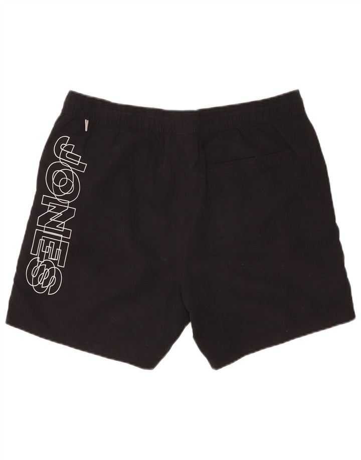 Jack & Jones Short de Bain Graphique Homme Noir Moyen Polyester