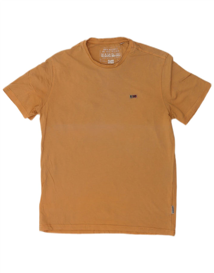 Napapijri T-Shirt Homme Top Large Beige Coton