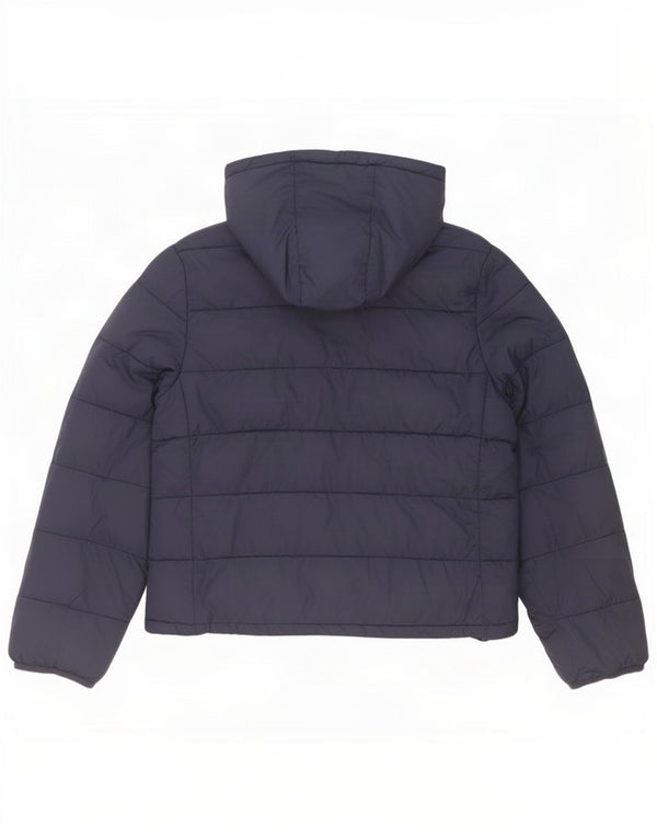 Jack Wills Veste matelassée surdimensionnée à capuche pour femme UK 8 Small Bleu marine