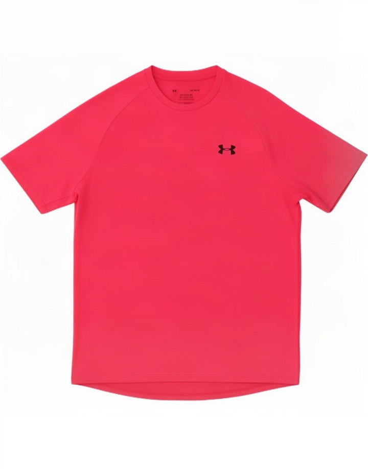 Under Armour T-Shirt Homme Rose Moyen Polyester