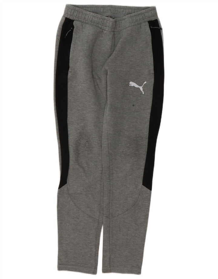 Puma Pantalon de Survêtement Homme Small Gris Colorblock Cotton