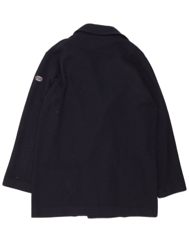 Veste blazer en tricot à double boutonnage pour hommes bleu marine IT 52 Large Bleu marine