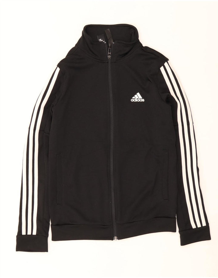 Adidas Veste de survêtement pour femme UK 4/6 XS Noir Polyester