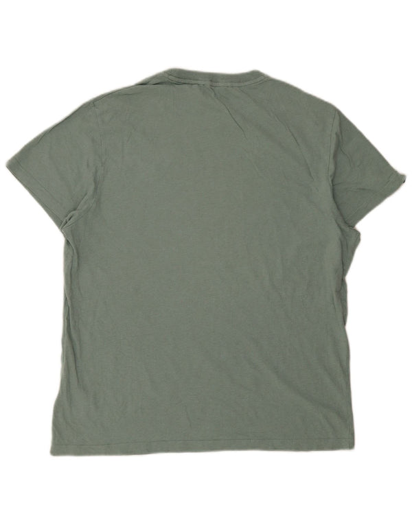 Superdry Mens T-Shirt Top 2XL Green Cotton