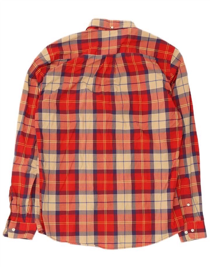Barbour Chemise coupe ajustée en coton à carreaux rouge moyen pour homme