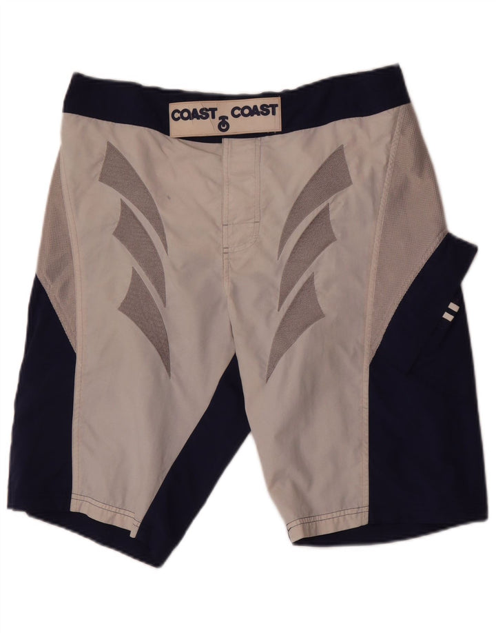 Coast Short de Bain Graphique Homme Bleu Marine Small Colorblock Polyamide