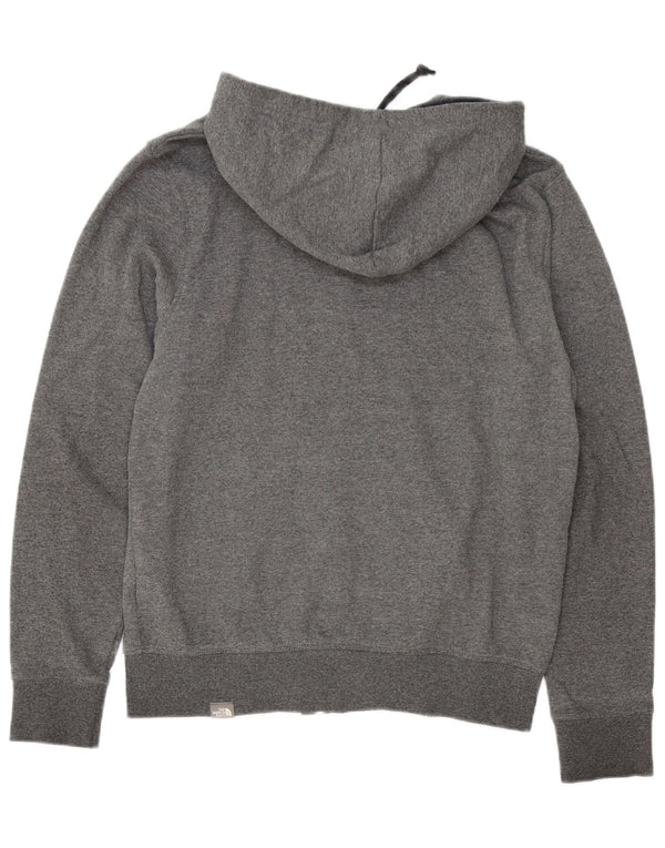 The North Face Pull à capuche zippé pour homme Petit coton gris