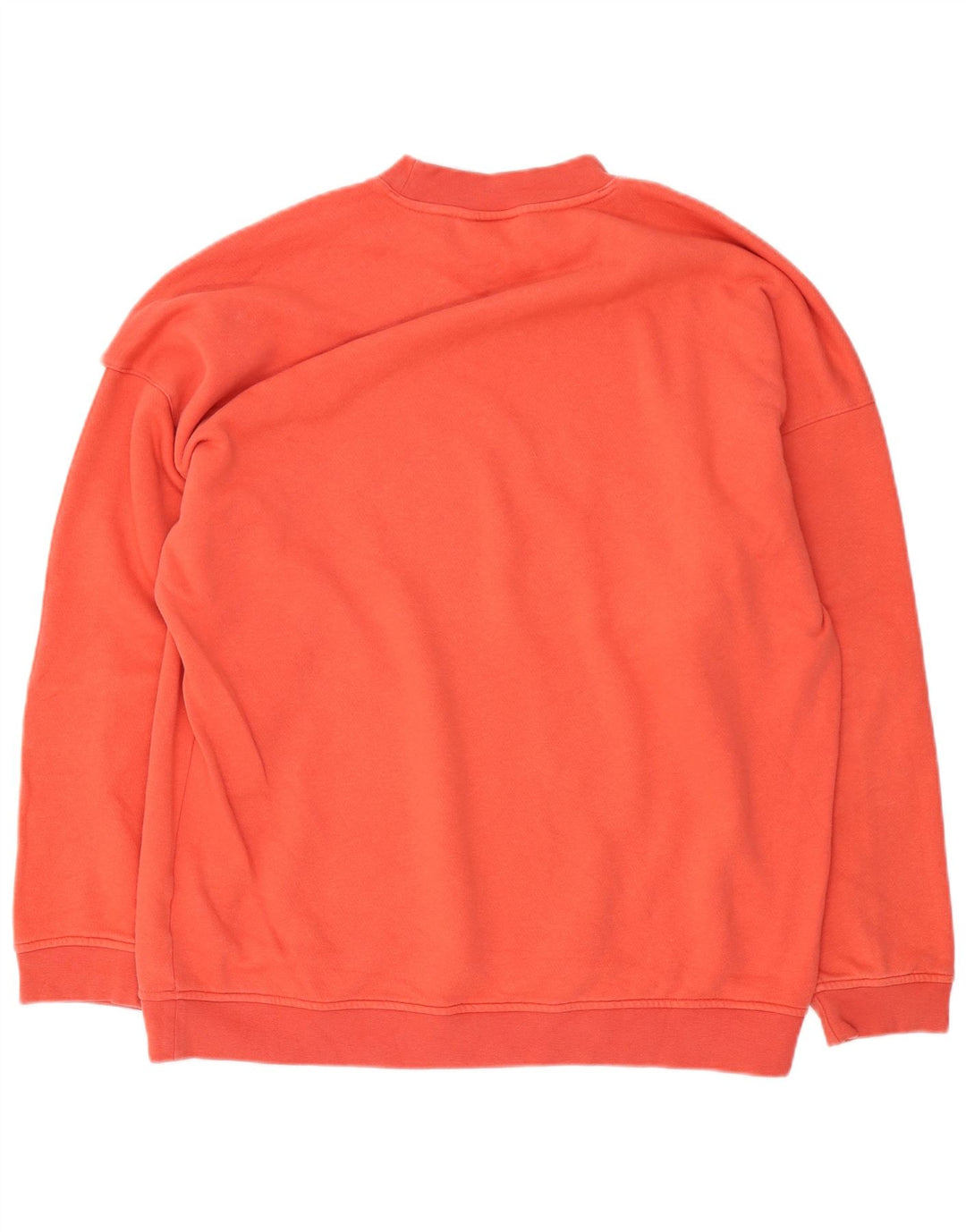 Adidas Sweat-shirt graphique pour homme en coton orange Taille L
